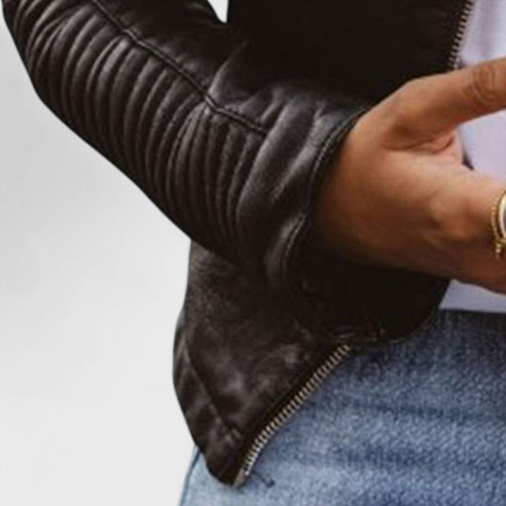 Orienna | Elegant Leather Jacket