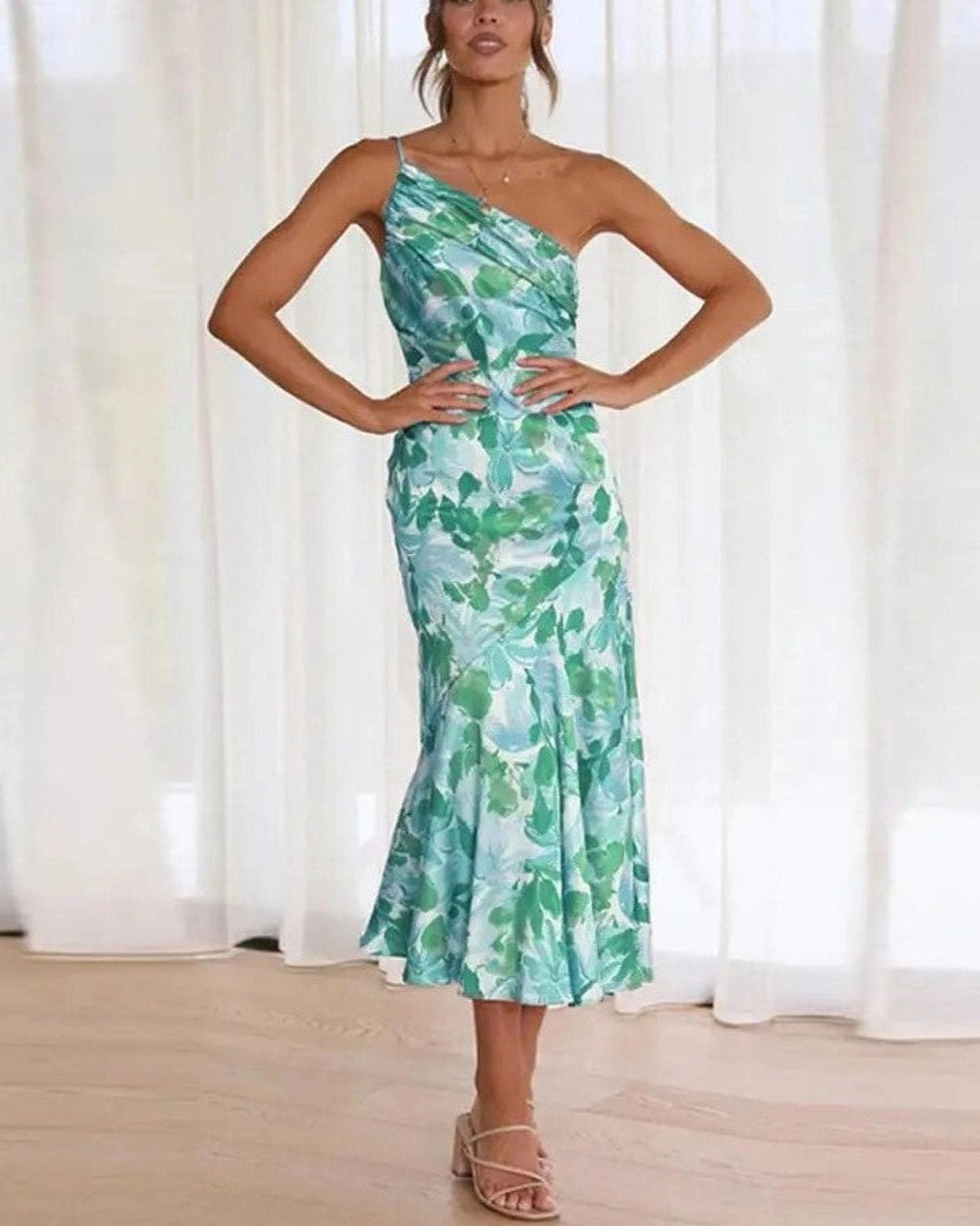 Racheall | Dress with floral pattern