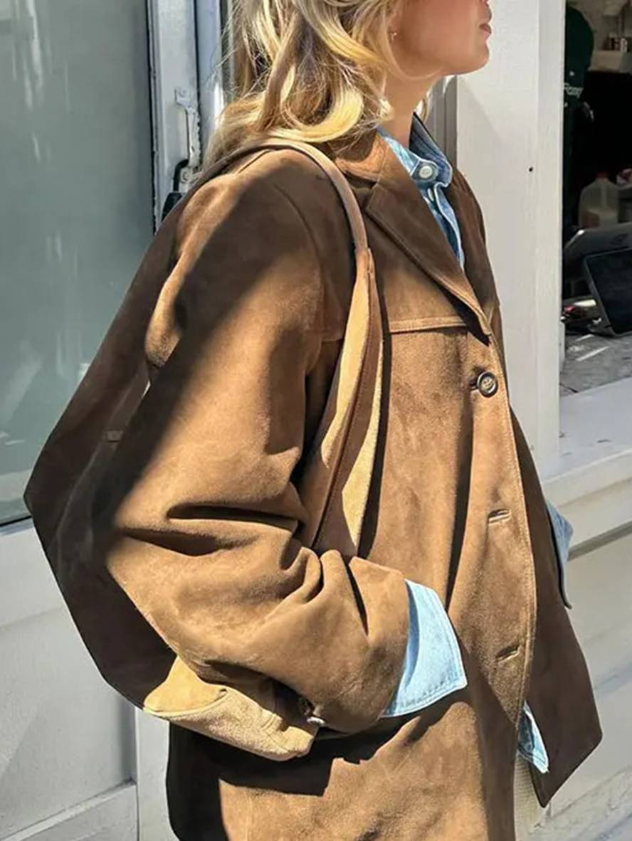 Lucienne | Suede Blazer Jacket