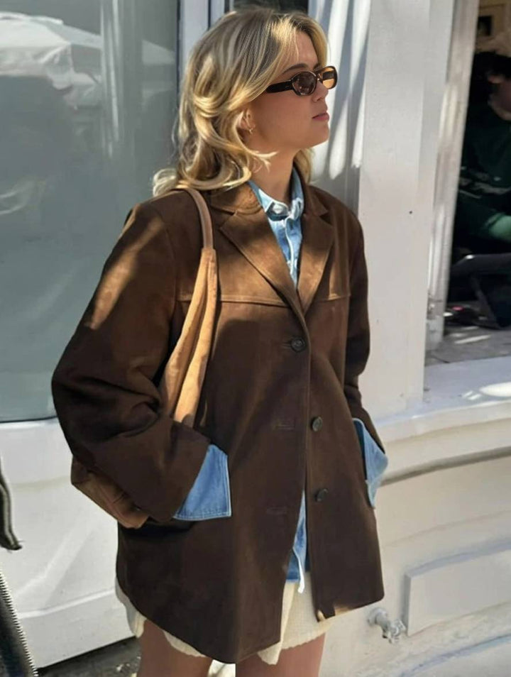 Lucienne | Suede Blazer Jacket