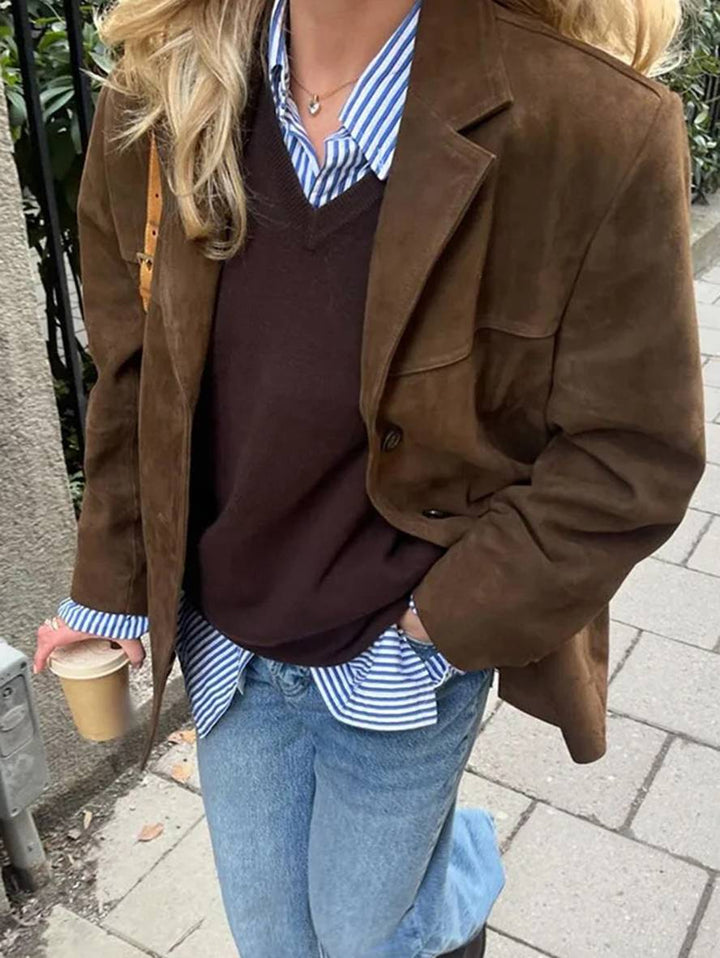 Lucienne | Suede Blazer Jacket