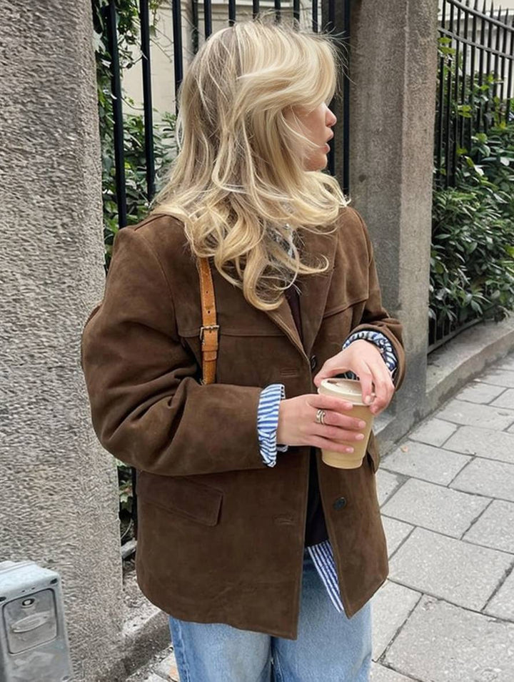 Lucienne | Suede Blazer Jacket