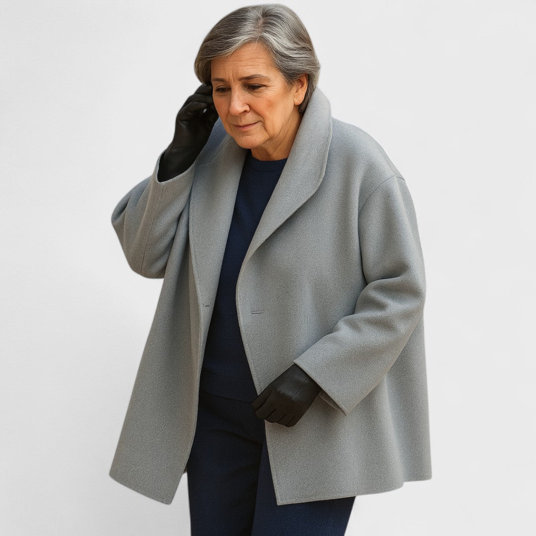 Blinda | Elegant Cashmere-Blend Wind Jacket
