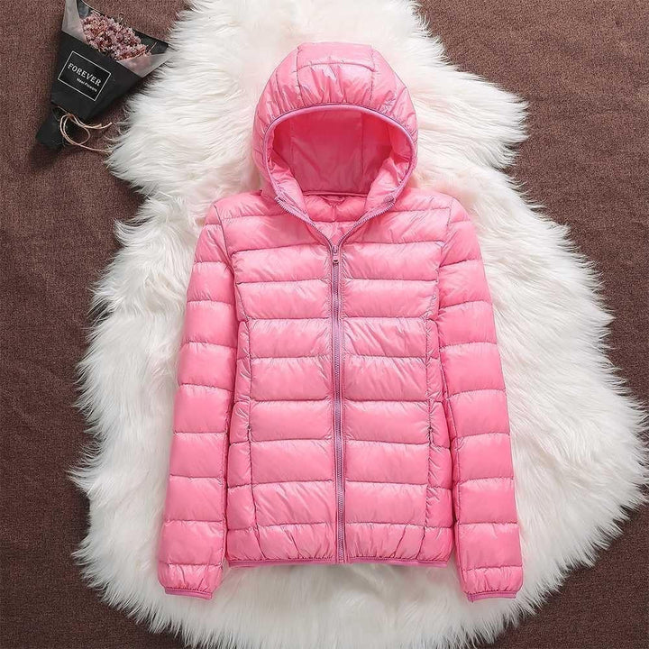 Helene | Jacket in white duck feathers