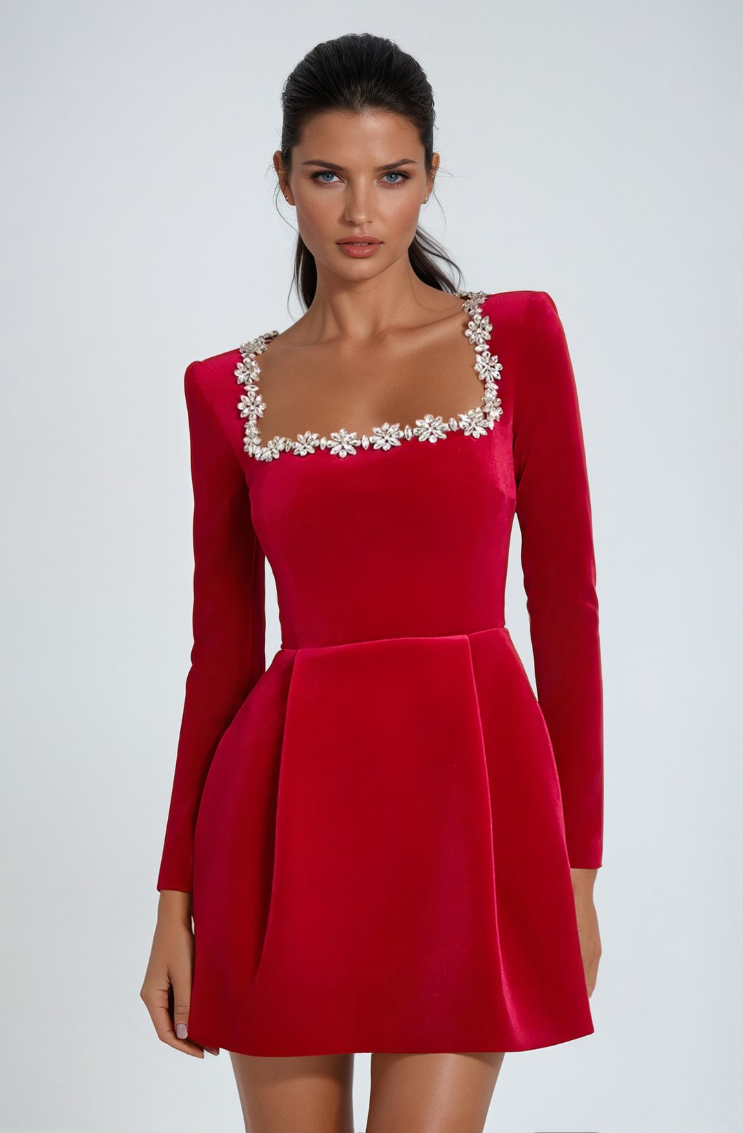 Sage | Elegant Mini Dress