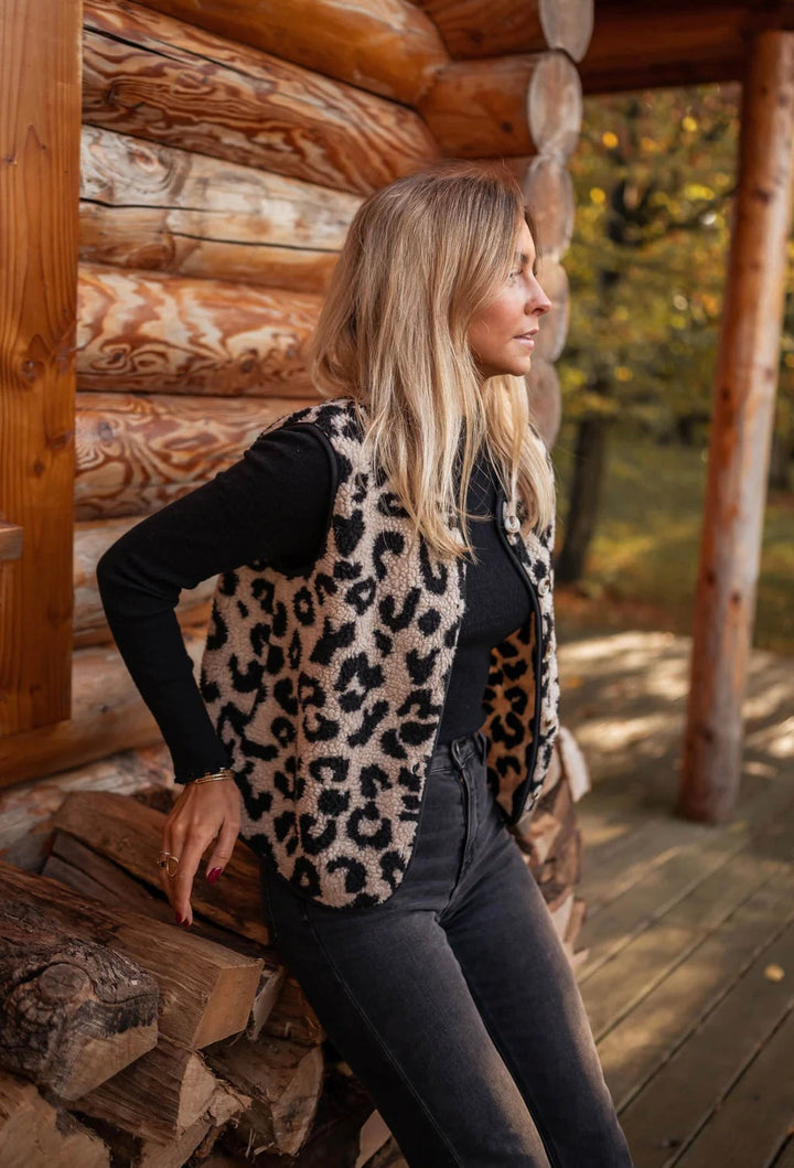 Jorja | Leopard Soft Vest
