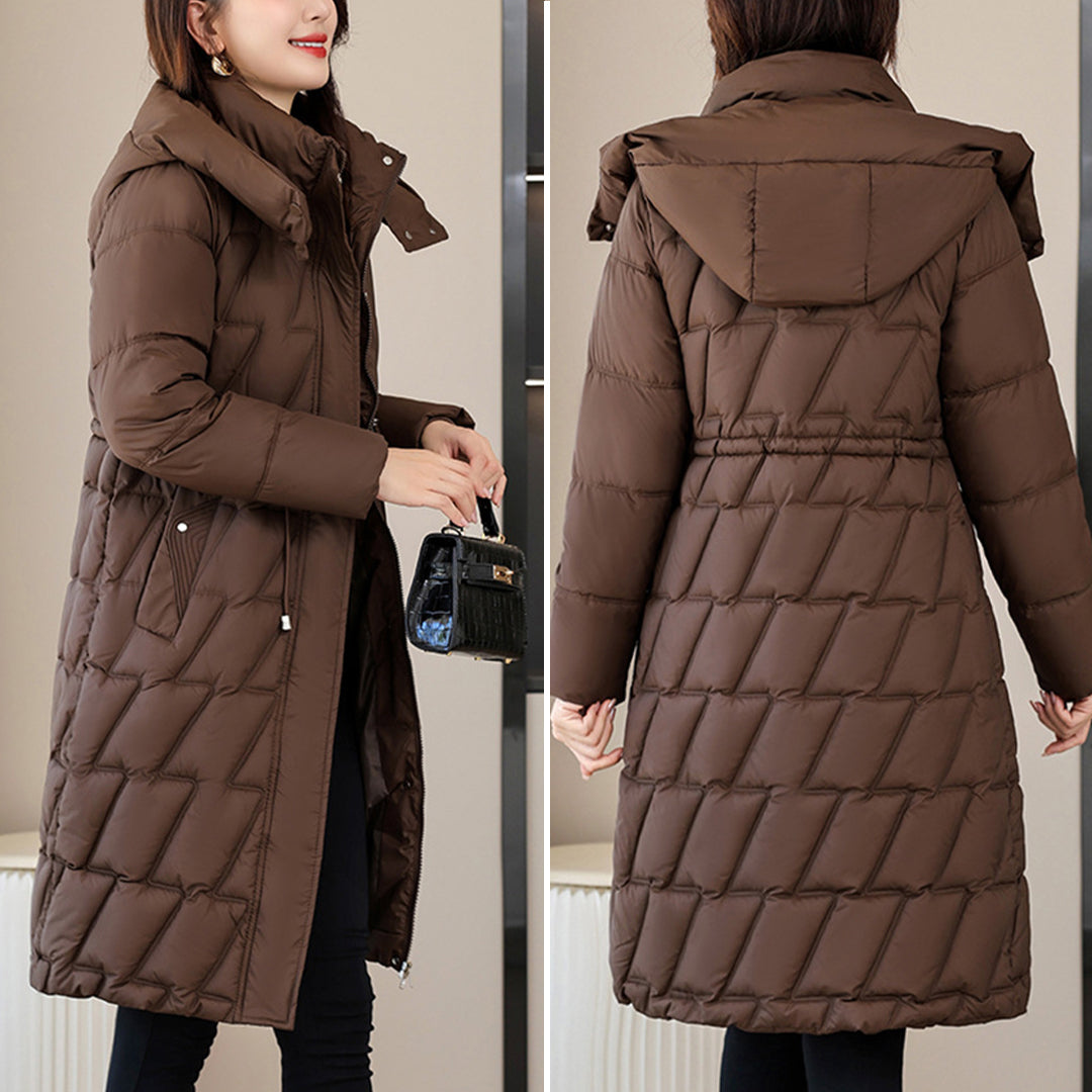 Aveline | Long Quilted Jacket