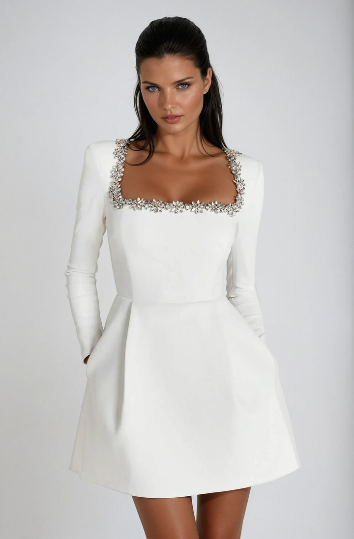 Sage | Elegant Mini Dress