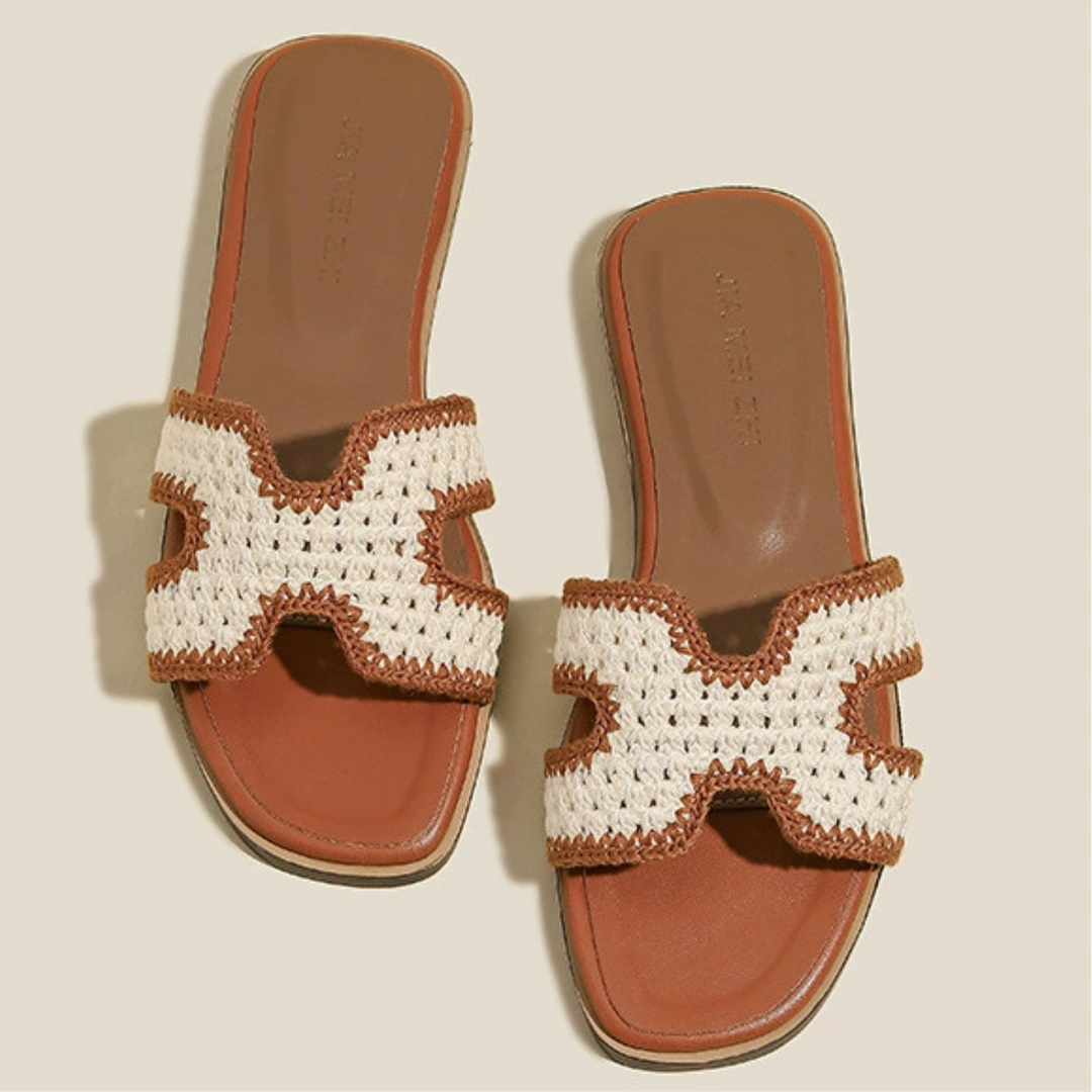 Celine Raffia | Elegant Sandals