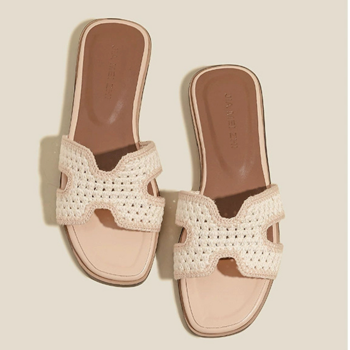 Celine Raffia | Elegant Sandals