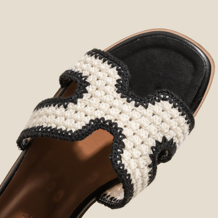 Celine Raffia | Elegant Sandals
