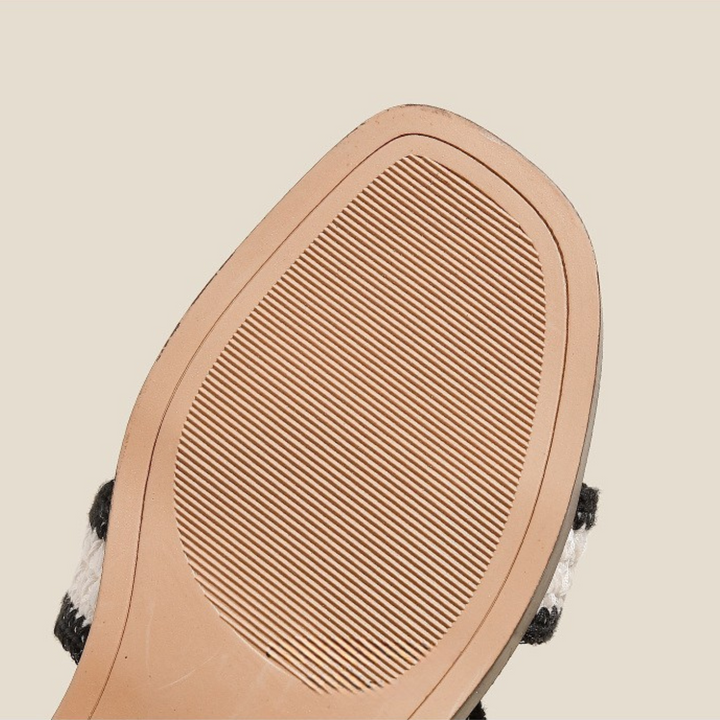 Celine Raffia | Elegant Sandals