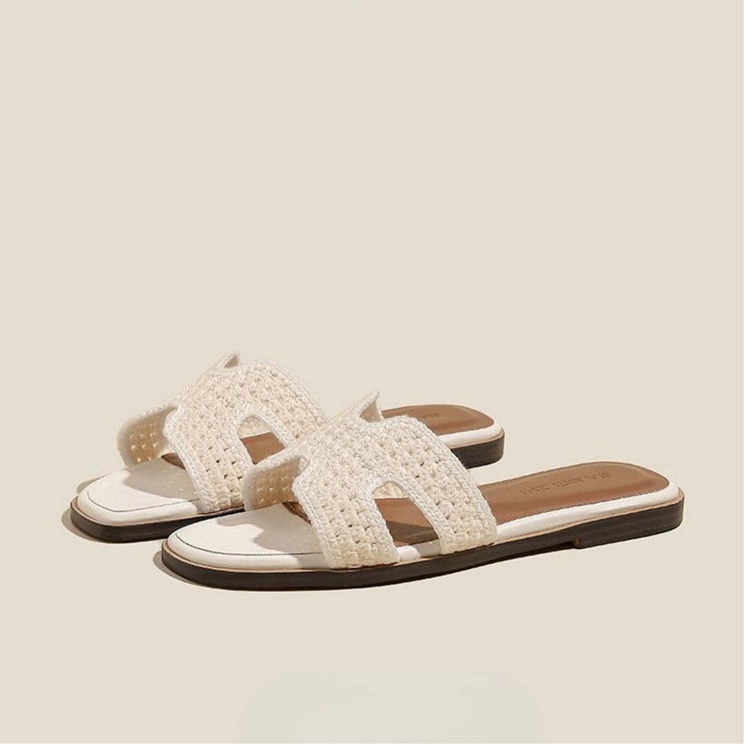 Celine Raffia | Elegant Sandals