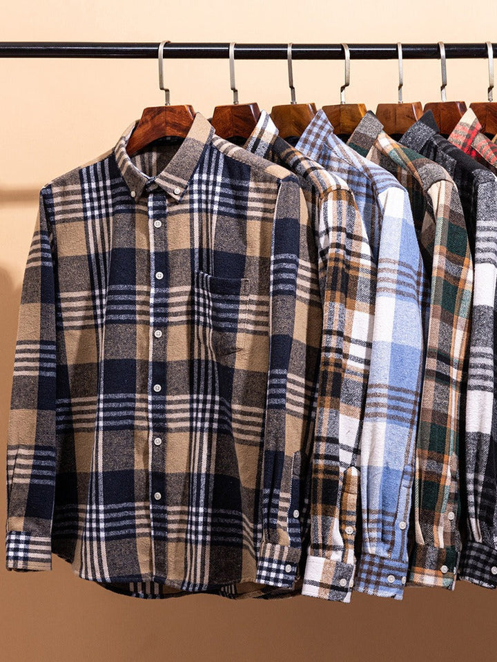Guido | Cotton Plaid Shirt