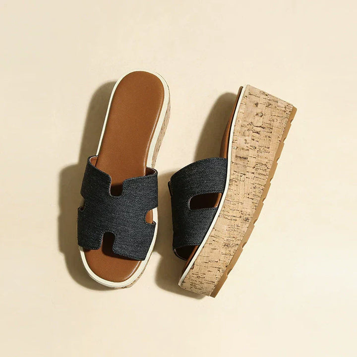 Kimmy | Cork Platform Sandals