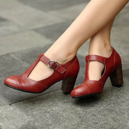 Elisabetta | Elegant T-Strap Pumps