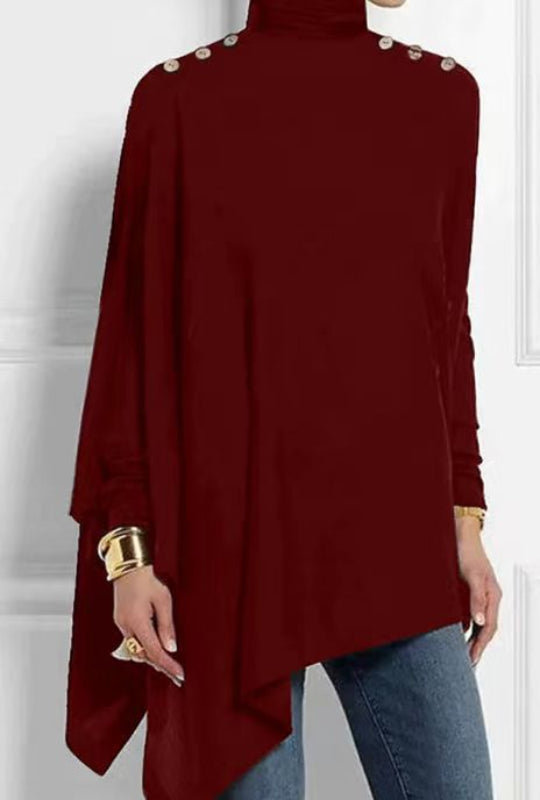 Lilia| Chic Asymmetrical Women's Top
