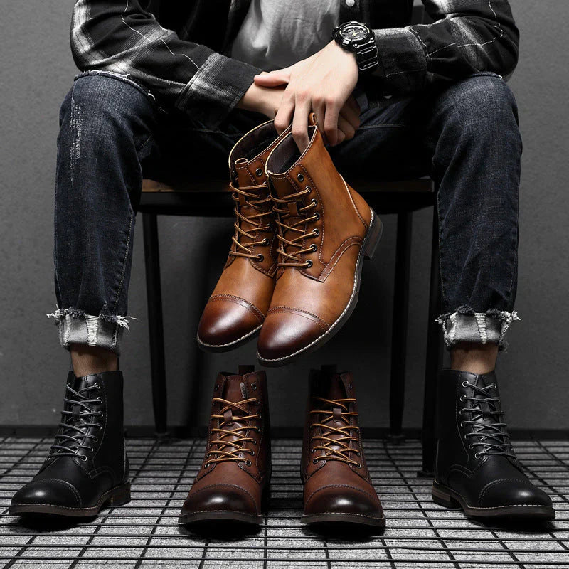 Casey | Genuine Leather Ankle Boots