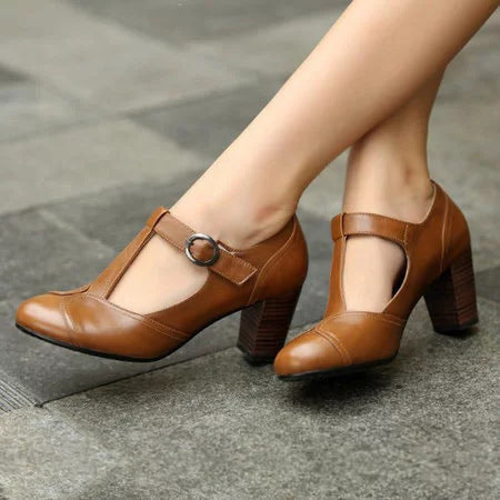 Elisabetta | Elegant T-Strap Pumps