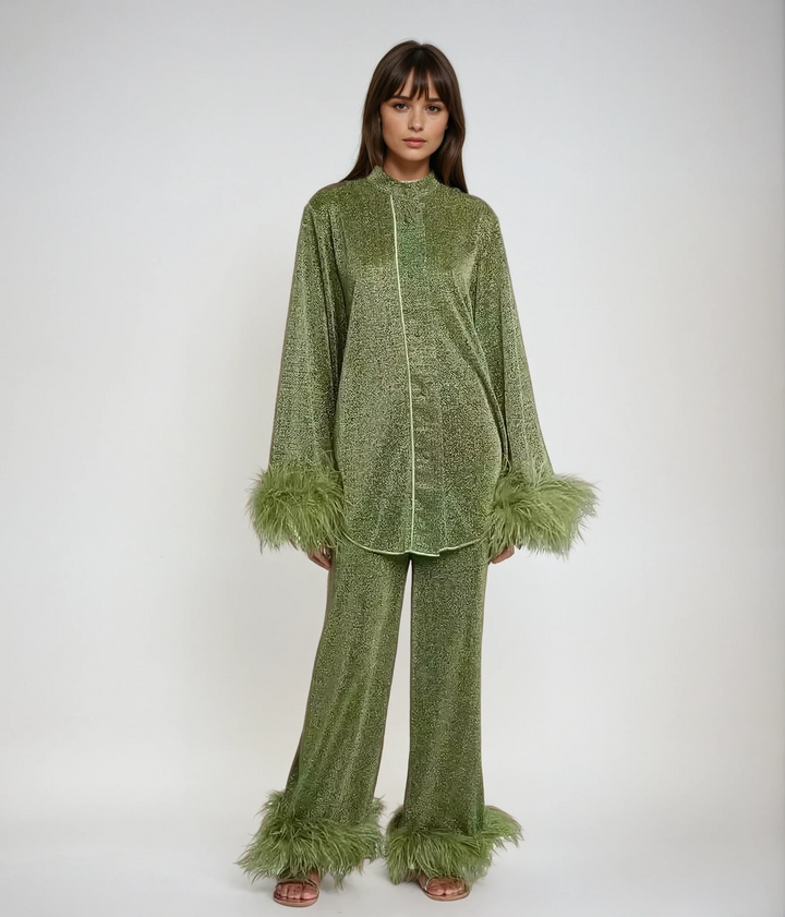 Rubia | Plume Luxe Two-Piece Set