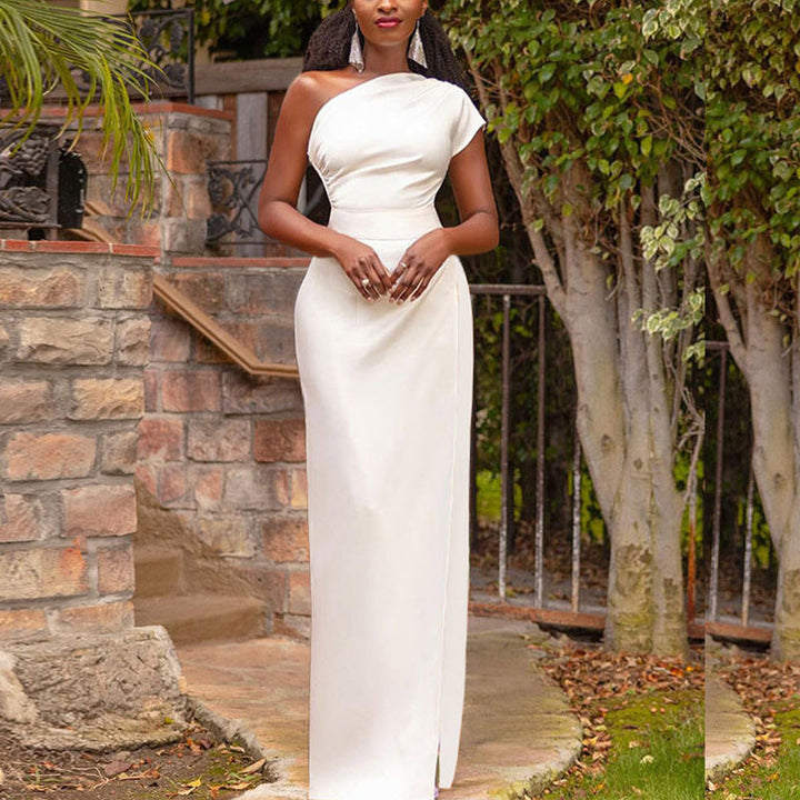 Elowen | Elegant Asymmetric Evening Dress