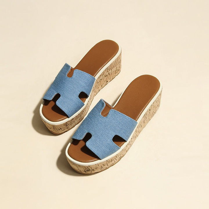 Kimmy | Cork Platform Sandals