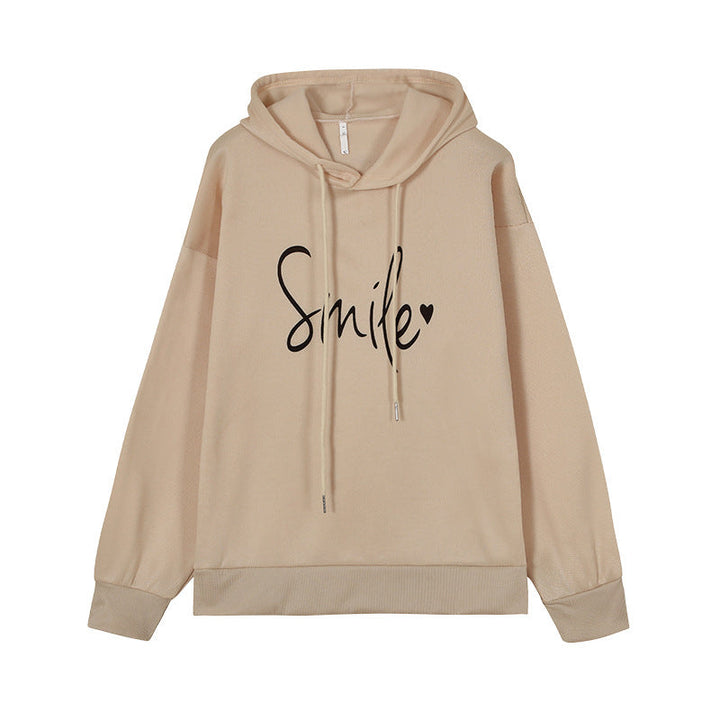Cozy Graphic Smile Hoodie