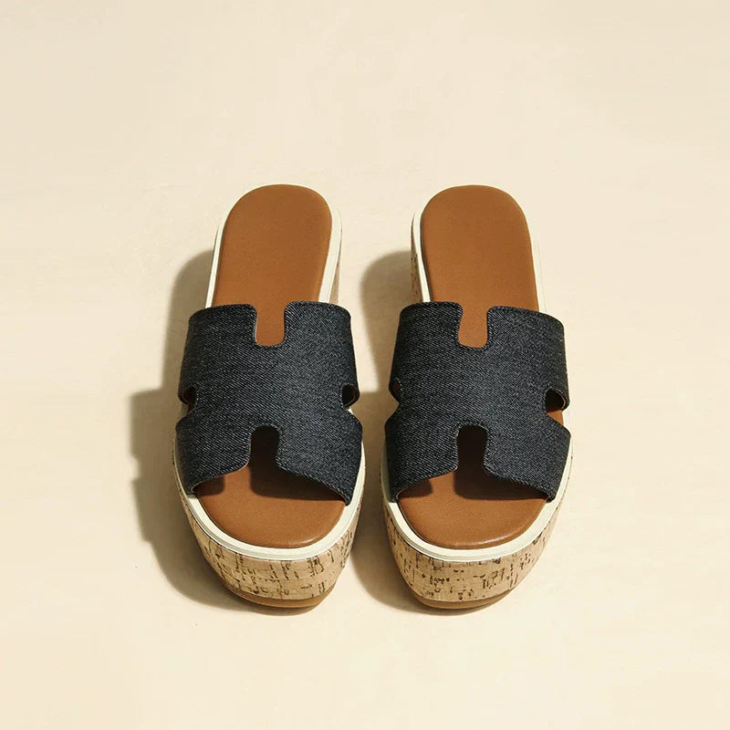 Kimmy | Cork Platform Sandals