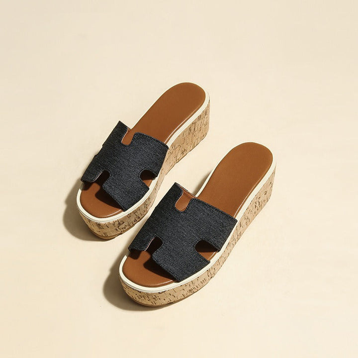 Kimmy | Cork Platform Sandals