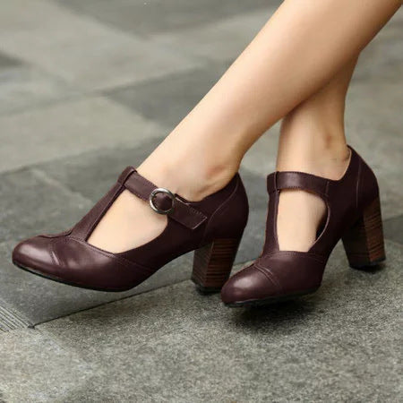 Elisabetta | Elegant T-Strap Pumps
