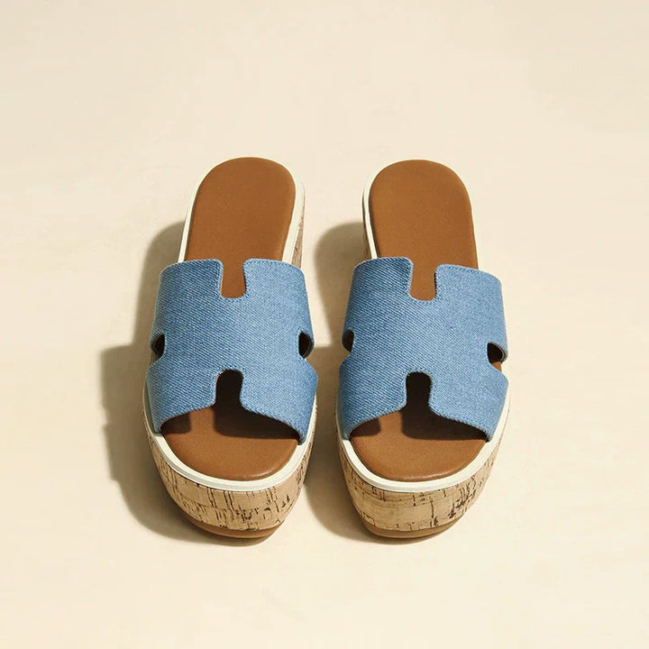 Kimmy | Cork Platform Sandals