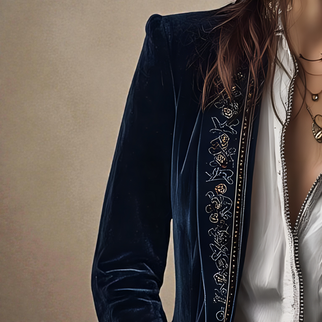 Dorine | Elegant velvet jacket