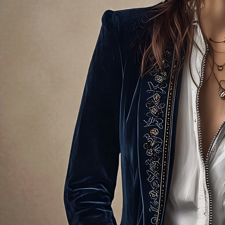 Dorine | Elegant velvet jacket