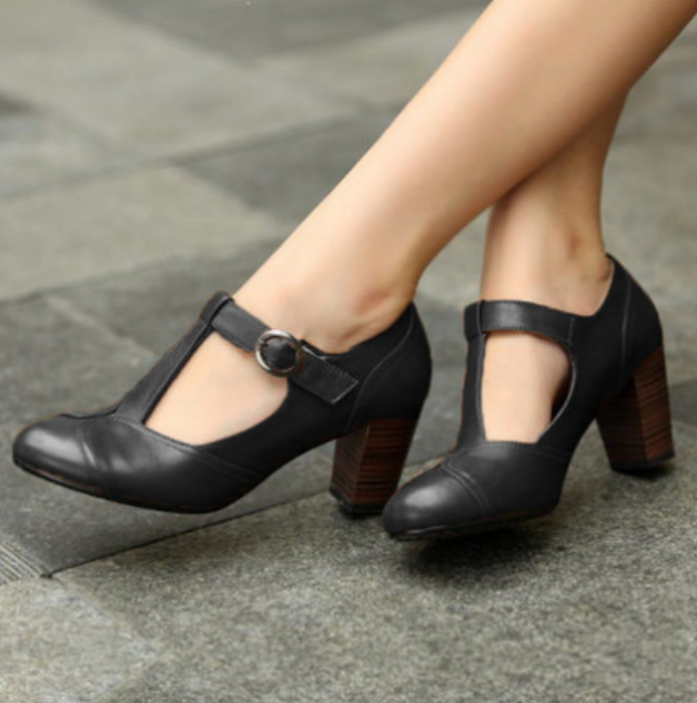 Elisabetta | Elegant T-Strap Pumps