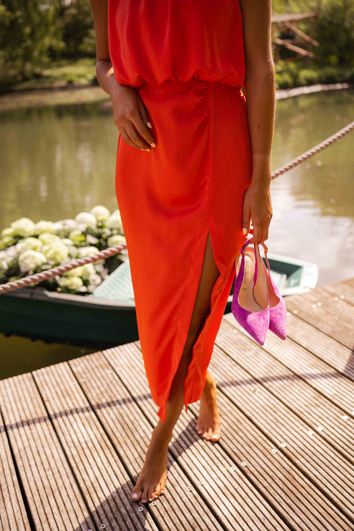 Gloria | Elegant Split Dress