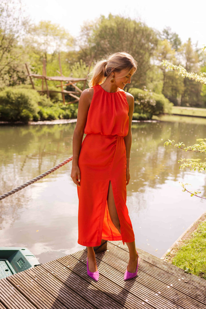 Gloria | Elegant Split Dress