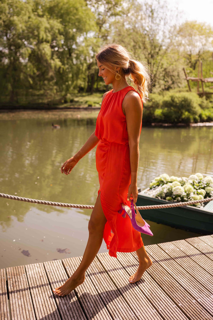Gloria | Elegant Split Dress