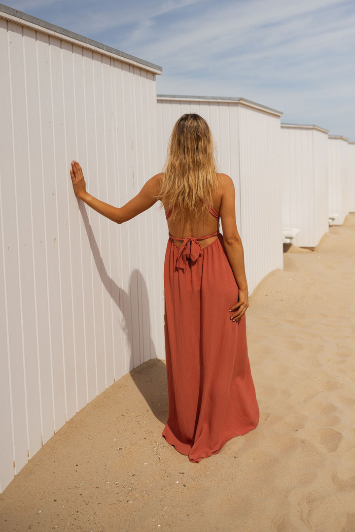 Nuria | Airy cotton-blend piece