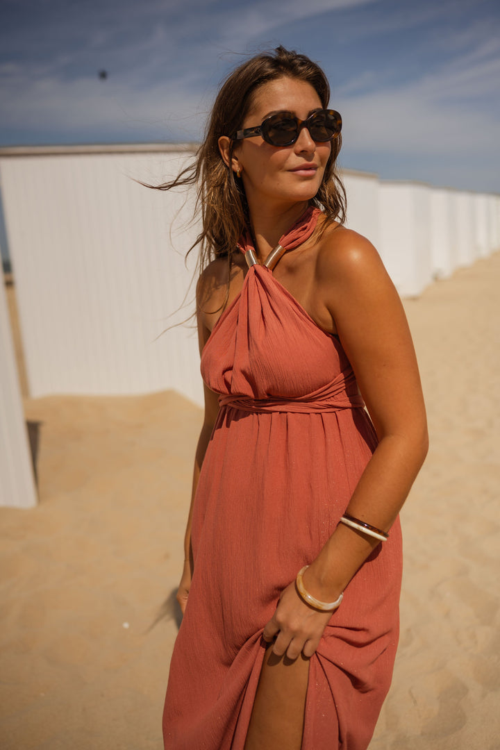 Nuria | Airy cotton-blend piece