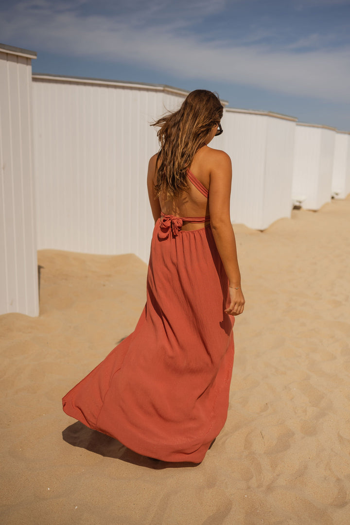 Nuria | Airy cotton-blend piece