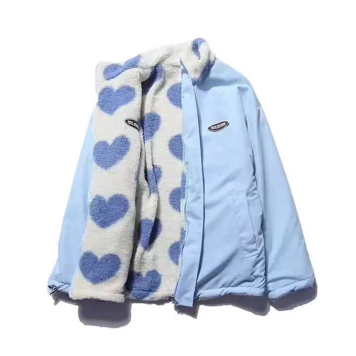 Rosaline | Reversible Heart-Pattern Jacket