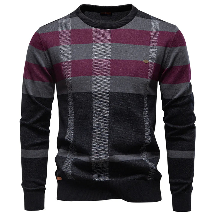 Ethan | Diamond Knit Men’s Sweater
