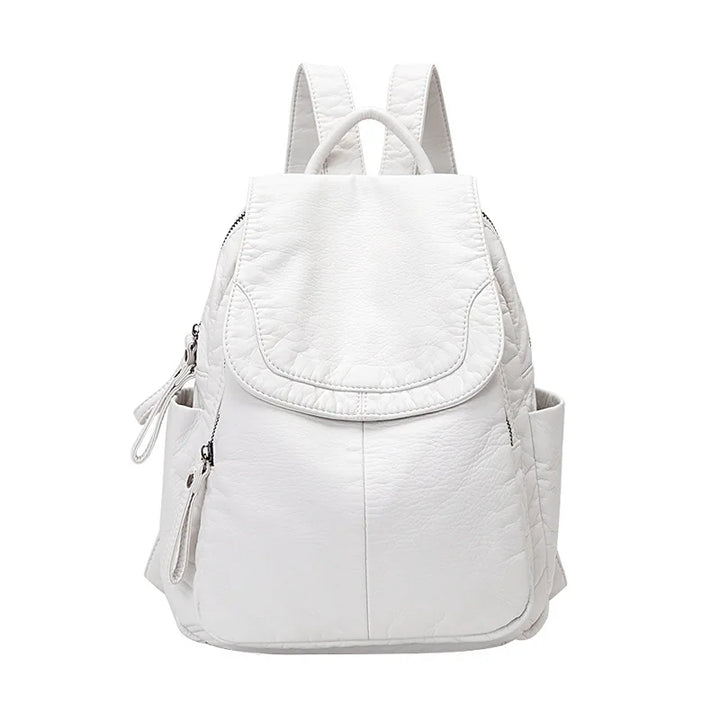 Victoria | Washed leather backpack