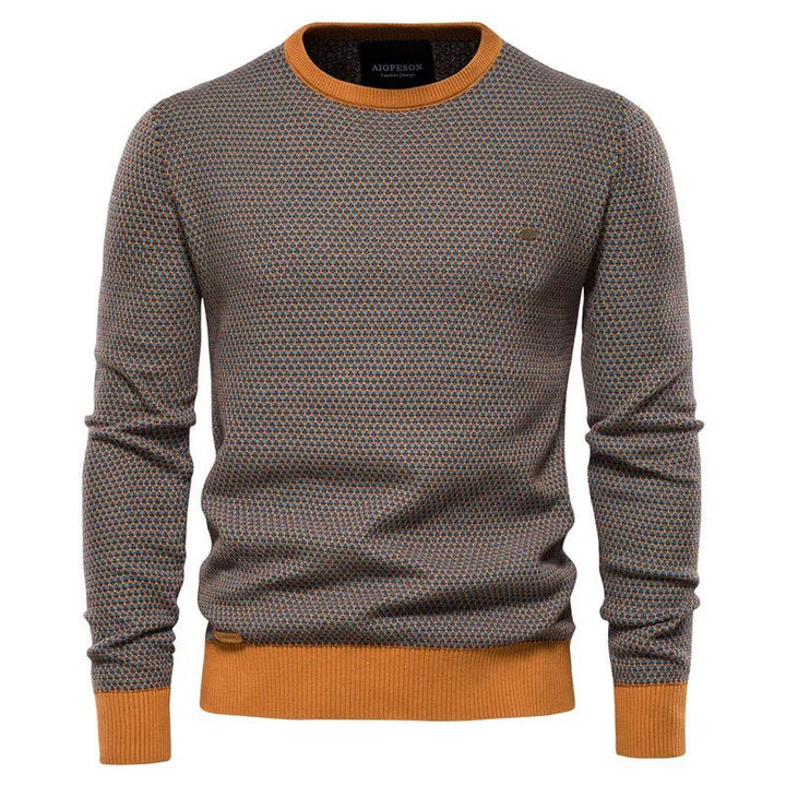 Daniel | Diamond Pattern Men’s Sweater