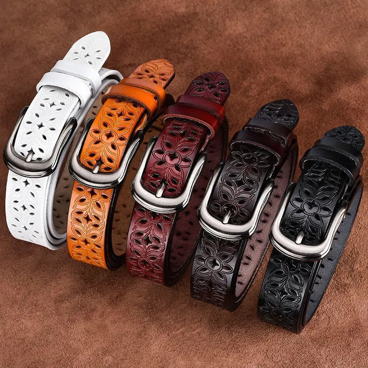 Isabella | Leather Belt for Women (115 cm)