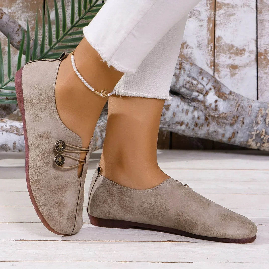 Elara | Suede Loafer