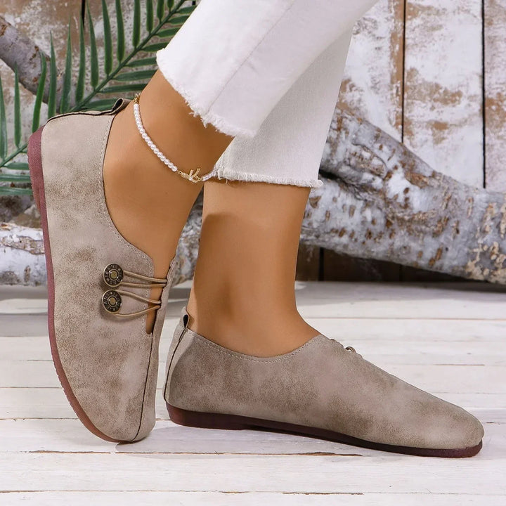 Elara | Suede Loafer