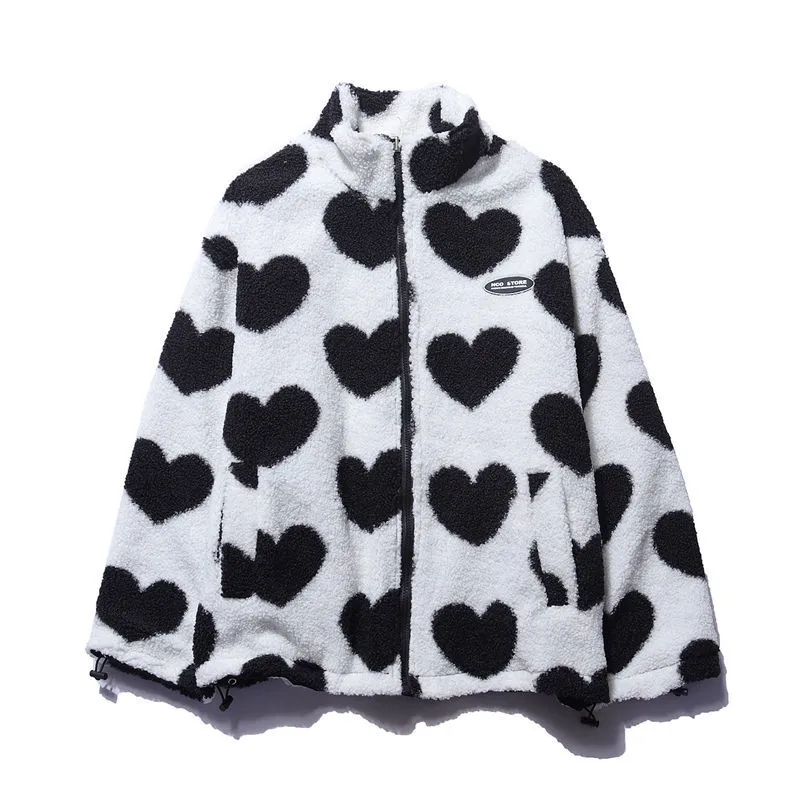 Rosaline | Reversible Heart-Pattern Jacket
