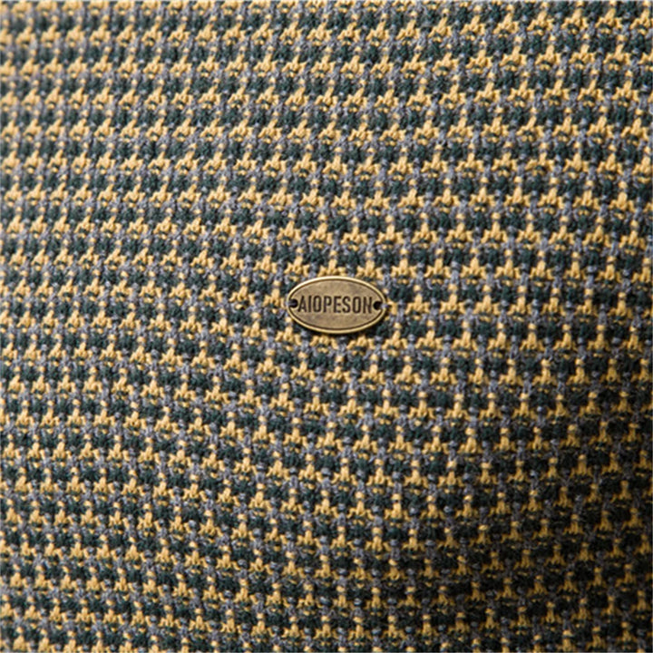 Maxwell | Men's Sweater with Subtle Check Design