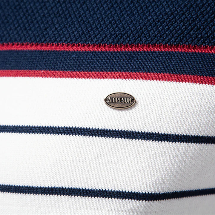 Victor | Men's Sweater with Modern Stripe Design